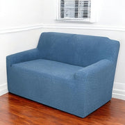 Universal Crocodile Texture Jacquard Fabric Sofa Cover (Blue)