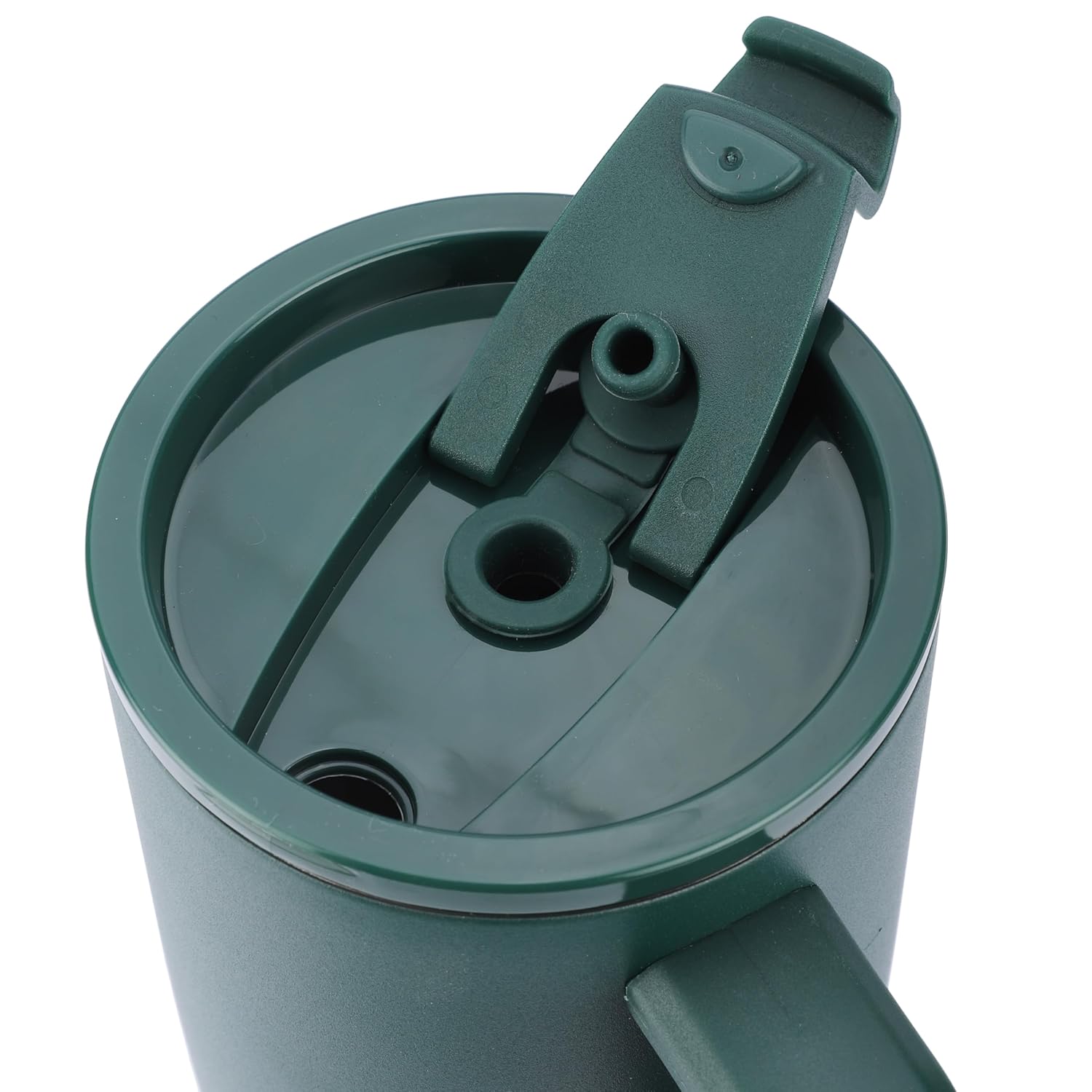 1200ML Custom Name Tumbler with Handle & 2 Straw Flip Lid (Non-Returnable & Non-Replaceable)