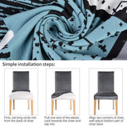 Elastic Chair Cover (Blur Prism)
