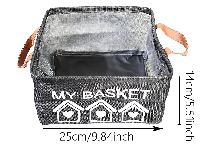 Foldable Baskets Bins Clothes Desktop Mini Boxes (Multicolor, Pack of 3)
