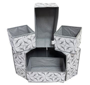Set of 6 Foldable Storage Box Drawer Divider Organizer Basket Bins