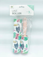 Lint Roller 10cm Sheet Set of 3 Rolls 180 Sheets, 60 Sheets Each roll- Horn Bill