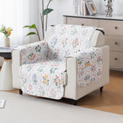 Mughal Series Anti-Slip Sofa Cover Mat with Pocket – Polyester Couch Protector(Baghe Bahar)
