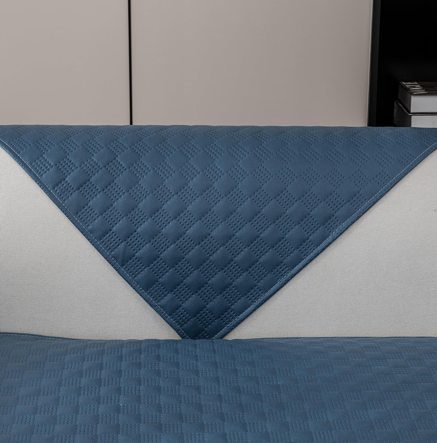 Luxury Waterproof Sofa Cover 1/2/3/4/5 Seater (Navy)