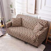 Universal Sofa Couch Cover 140 GSM Sofa Slipcover (Maroon Zigzag)