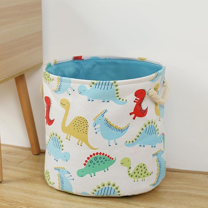 Round Laundry Basket Cute Cartoon Cloth Storage (Toys)
