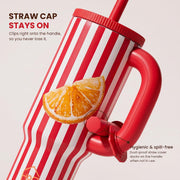 1200ml Insulated Stainless Steel Tumbler with Handle (Printed)