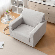 Premium Jacquard Fabric 220 GSM Sofa Cover – Soft, Stretchable (Grey)