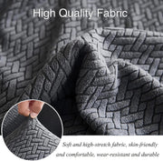 Universal Polar Fleece 220 GSM Fabric Sofa Cover Slipcover(Dark Grey)