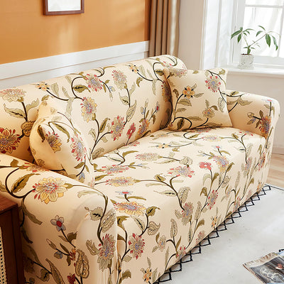 Universal Sofa Cover- Beige Magnolia