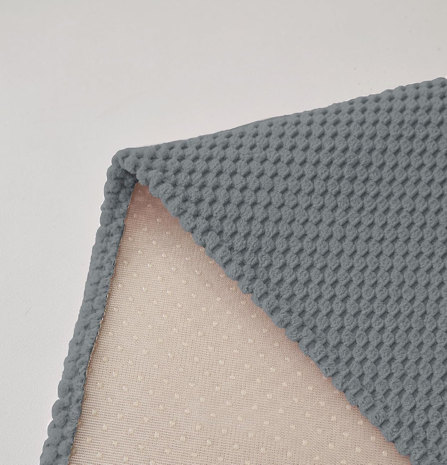 Corduroy French Style Sofa Cover Set – 3 Pcs (2pc Armrest Covers 50x70cm + 1pc Seat Cover) Grey