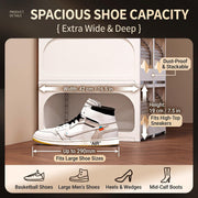 DIY Shoe Rack with Sliding Doors - Cream