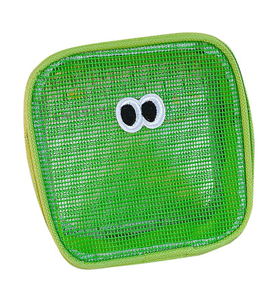 Cute Eye Mesh Cosmetic Bags- Green