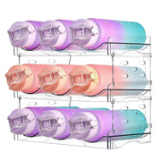 Plastic Bottle Rack Stackable Water Bottle Organizer