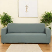Universal Stretchable Jacquard Sofa Cover- Green