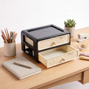 Drawer Storage Box for Cosmetics - Black