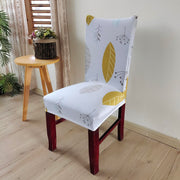 Elastic Chair Cover Stretch Removable Washable (Yellow Autumn)
