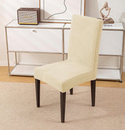 Stretchy Universal Jacquard Waterproof Sapphire Chair Cover (Beige)
