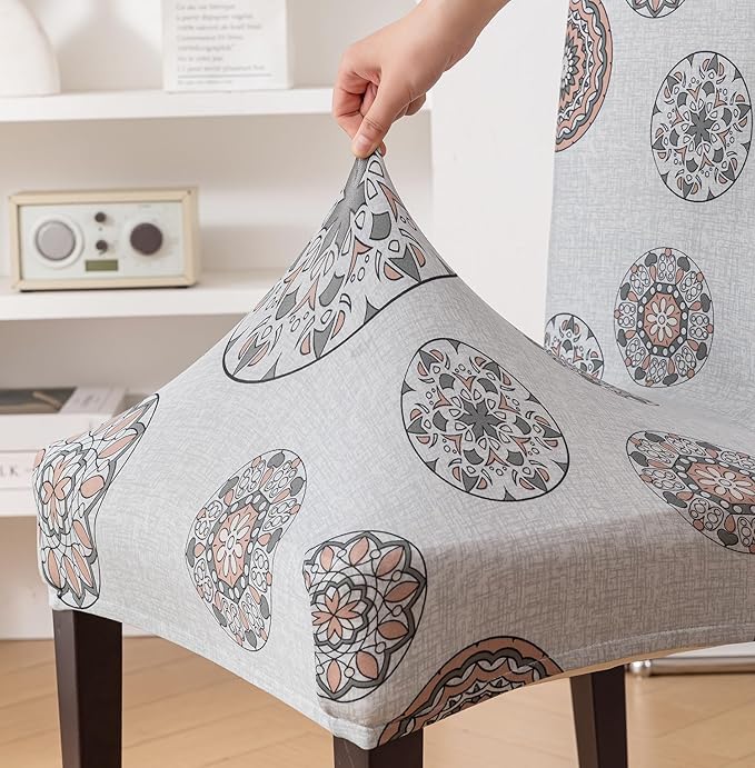 Elastic Chair Cover Stretch Removable Washable (Bronze Chakra)