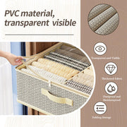 Non-Woven Fabric Zipper Storage Box (Grey Pattern)
