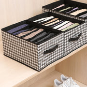 Wardrobe Clothes Organizer Closet Drawer Organizers Set of 3 (6+7+9 Grids)