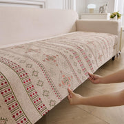 Medina Luxury Sofa Mat Beige Premium Chenille Fabric