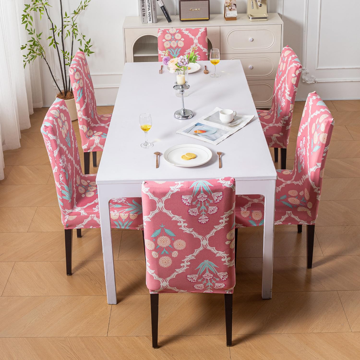 Elastic Chair Cover Stretch-Dusty Rose