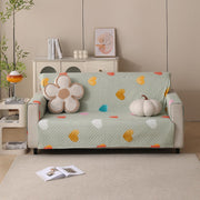Polyester Sofa Cover Mat Reversible Couch Protector-Minty Hearts