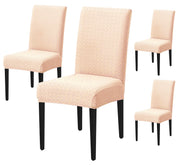 Elastic Jacquard Chair Cover Stretch Removable (cream)
