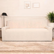 Universal Crocodile Texture Jacquard Fabric Sofa Cover (Beige)