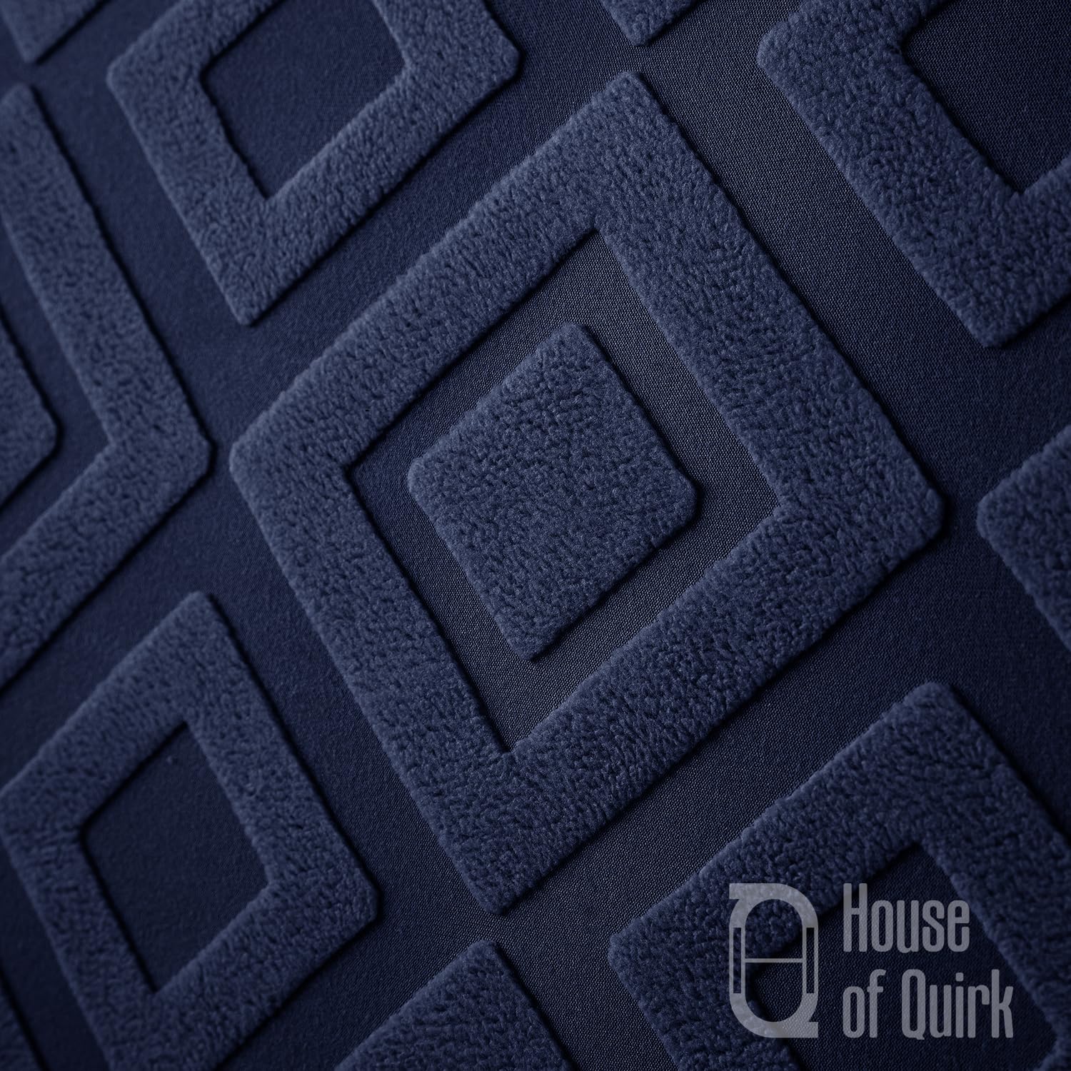 Universal Jacquard Fabric Diamond Texture Sofa Cover 220 GSM (Navy Blue)