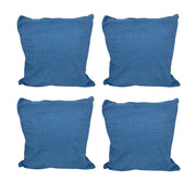Polar Fleece Fabric Cushion Cover With Zipper (45 x 45 cm) Sky Blue
