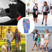 Water Bottle Carrier Bag with Phone Pocket with Adjustable Strap (Tumbler Not Included)
