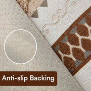 Banjara Weave Series Tassel Chenille Couch Cover Quilted Non-Slip Washable Sofa Slipcover (Cream)