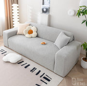 Universal Jacquard Fabric Sofa Cover- Smoke