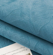 Sofa Cover Mat Autumn Pattern Chenille Fabric (Blue)