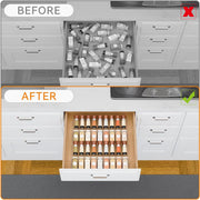 Clear Acrylic Drawer Organizer | Spice Jar Organizer