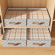 3 Pack Sock Underwear Organizer Dividers,(20+7+6 Cell, Grey)