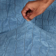 Universal Crocodile Texture Jacquard Fabric Sofa Cover (Blue)