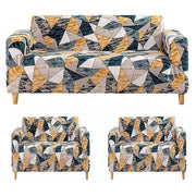 Universal 3 Piece Sofa Covers (3+1+1 Seater, Antique Prism)