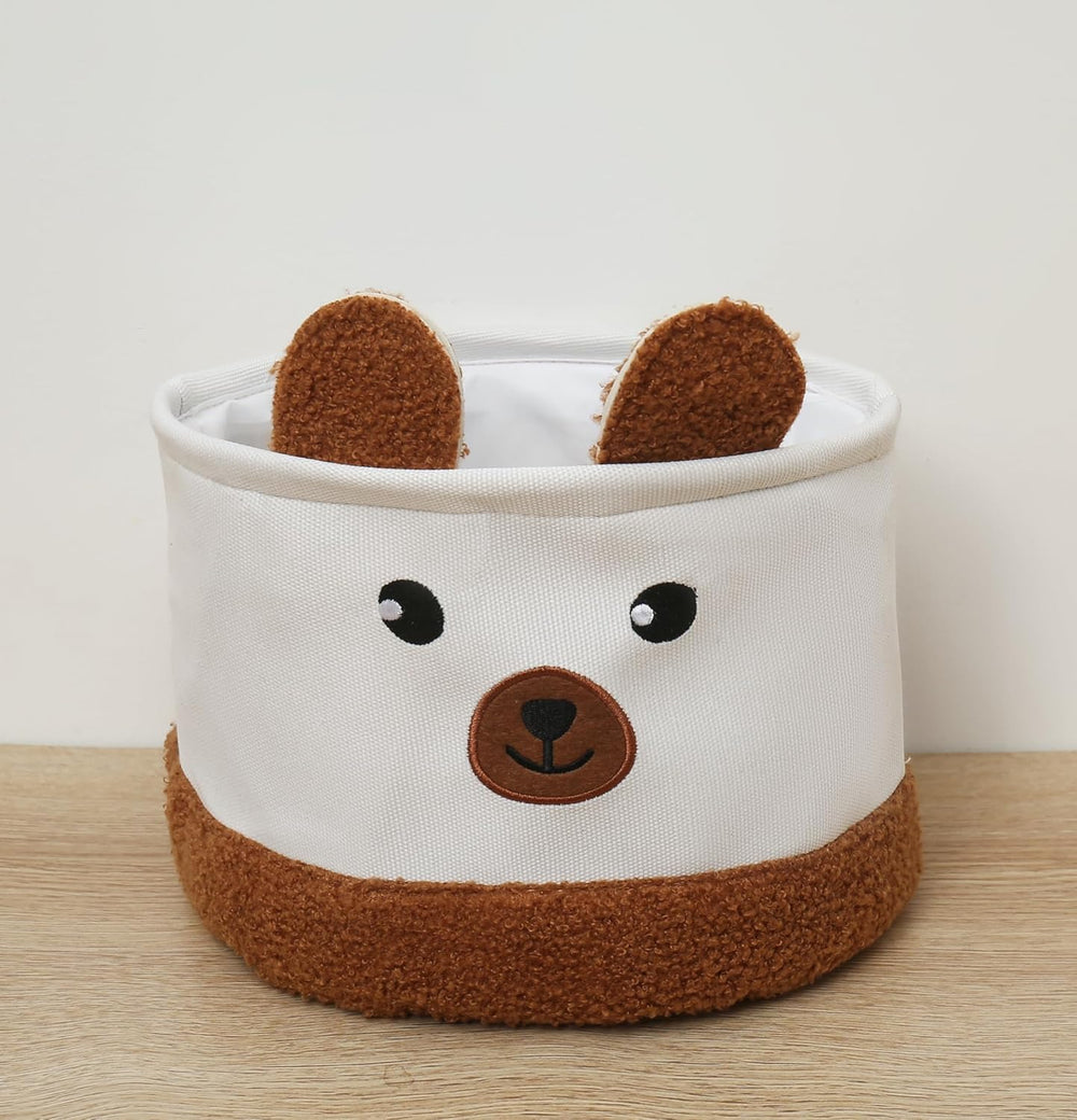 Collapsible Round Storage Baskets Cute Kids Toys Storage