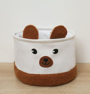 Collapsible Round Storage Baskets Cute Kids Toys Storage