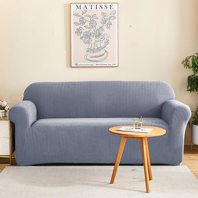 Universal Fleece Fabric Sofa Cover (Steel Blue)