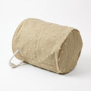 Pom Pom Round Laundry Basket