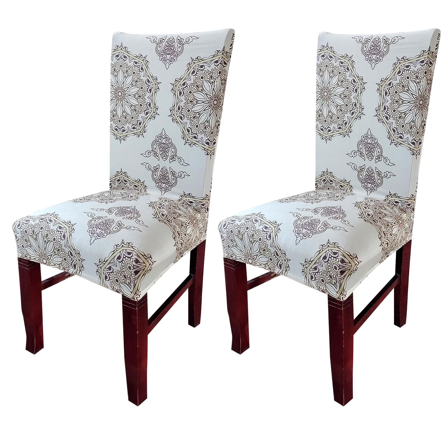 Elastic Chair Cover Stretch Removable Washable (Pista Geometric)