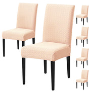 Elastic Jacquard Chair Cover Stretch Removable (cream)