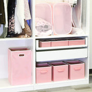 Set of 6 Foldable Storage Box Drawer Divider Organizer Basket Bins