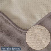 Rabbit Plush Sofa Cover Design - Mocha
