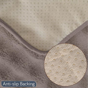 Rabbit Plush Sofa Cover Design - Mocha