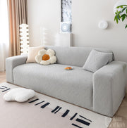 Universal Jacquard Fabric Sofa Cover- Smoke